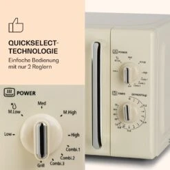 Caroline Mikrowellen-Grill 20 Ltr 700 W / 1000 W Ø 25,5cm Retro -Bestes Haushaltsgeräte Geschäft 10032641 de 0004 logo