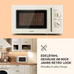 Caroline Mikrowellen-Grill 20 Ltr 700 W / 1000 W Ø 25,5cm Retro -Bestes Haushaltsgeräte Geschäft 10032641 de 0005 logo