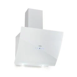 Annabelle 60 Dunstabzugshaube Glas 595 M³/h Touch-Armatur Weiß