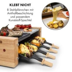 Chateaubriand Nuovo Raclette 1200W Aluminium / Stein 8 Personen Holz -Bestes Haushaltsgeräte Geschäft 10032729 de 0004 logo