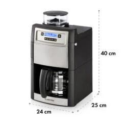 Aromatica II Kaffeemaschine, Mahlwerk, 1,25 L, Silber -Bestes Haushaltsgeräte Geschäft 10032872 yy 0011 logo Klarstein Aromatica II Kaffeemaschine silber