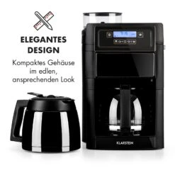 Aromatica II Set Kaffeemaschine, Mahlwerk, 1,25 L, Schwarz -Bestes Haushaltsgeräte Geschäft 10032874 de 0003 logo