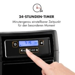 Aromatica II Set Kaffeemaschine, Mahlwerk, 1,25 L, Schwarz -Bestes Haushaltsgeräte Geschäft 10032874 de 0005 logo