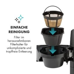 Aromatica II Set Kaffeemaschine, Mahlwerk, 1,25 L, Schwarz -Bestes Haushaltsgeräte Geschäft 10032874 de 0007 logo