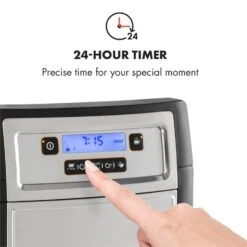 Aromatica II Thermo Kaffeemaschine, Mahlwerk, 1,25 L, Silber -Bestes Haushaltsgeräte Geschäft 10032875 yy 0005 logo Klarstein Aromatica II Thermo Kaffeemaschine silber