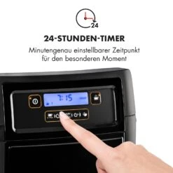 Aromatica II Thermo Kaffeemaschine, Mahlwerk, 1,25 L, Schwarz -Bestes Haushaltsgeräte Geschäft 10032876 de 0005 logo