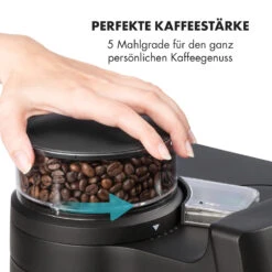 Aromatica II Thermo Kaffeemaschine, Mahlwerk, 1,25 L, Schwarz -Bestes Haushaltsgeräte Geschäft 10032876 de 0006 logo