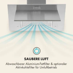 Athena Dunstabzugshaube 60cm Abluft: 350 M³/h LED Edelstahl -Bestes Haushaltsgeräte Geschäft 10032904 de 0004 logo