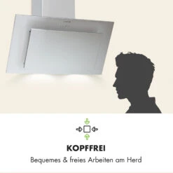 Athena Dunstabzugshaube 60cm Abluft: 350 M³/h LED Edelstahl -Bestes Haushaltsgeräte Geschäft 10032904 de 0006 logo