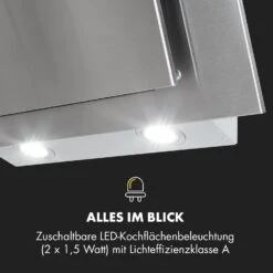 Athena Dunstabzugshaube 60cm Abluft: 350 M³/h LED Edelstahl -Bestes Haushaltsgeräte Geschäft 10032904 de 0007 logo
