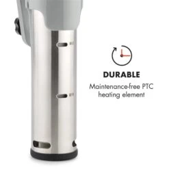 Quickstick Flex 1300W 3D Circulating 0-95 °C IPX7 Timer Silber 17 Quickstick Flex 1300W 3D Circulating 0-95 °C IPX7 Timer Silber -Bestes Haushaltsgeräte Geschäft 10032906 yy 0008 logo Klarstein Quickstick Flex silber