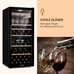 Barossa 102 Duo Weinglas-Regal Zubehör 16 Gläser 4 Schienen Echtholz