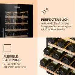 Barossa 77 Duo Weinkühlschrank 2 Zonen 191 L 77 Fl. Touch LED Schwarz -Bestes Haushaltsgeräte Geschäft 10032963 de 0004 logo