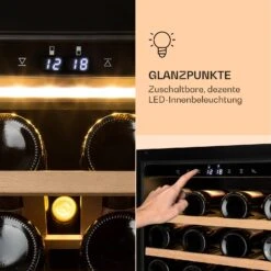 Barossa 77 Duo Weinkühlschrank 2 Zonen 191 L 77 Fl. Touch LED Schwarz -Bestes Haushaltsgeräte Geschäft 10032963 de 0006 logo