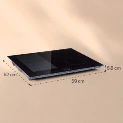 Delicatessa 60 Hybrid Einbaukochfeld Induktion 4 Zonen 7000W Glas -Bestes Haushaltsgeräte Geschäft 10033022 yy 0006 logo