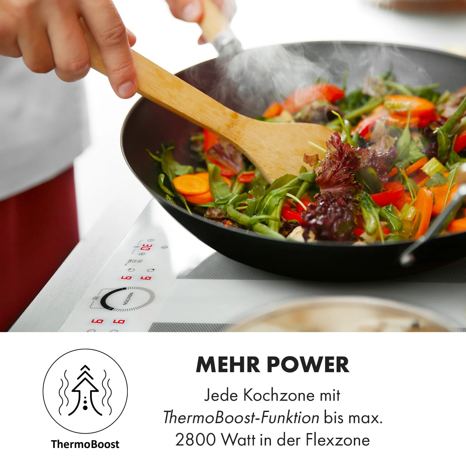 Delicatessa 60 Induktionskochfeld 4 Zonen 7000W Timer Weiß 7 Delicatessa 60 Induktionskochfeld 4 Zonen 7000W Timer Weiß – Bild 7