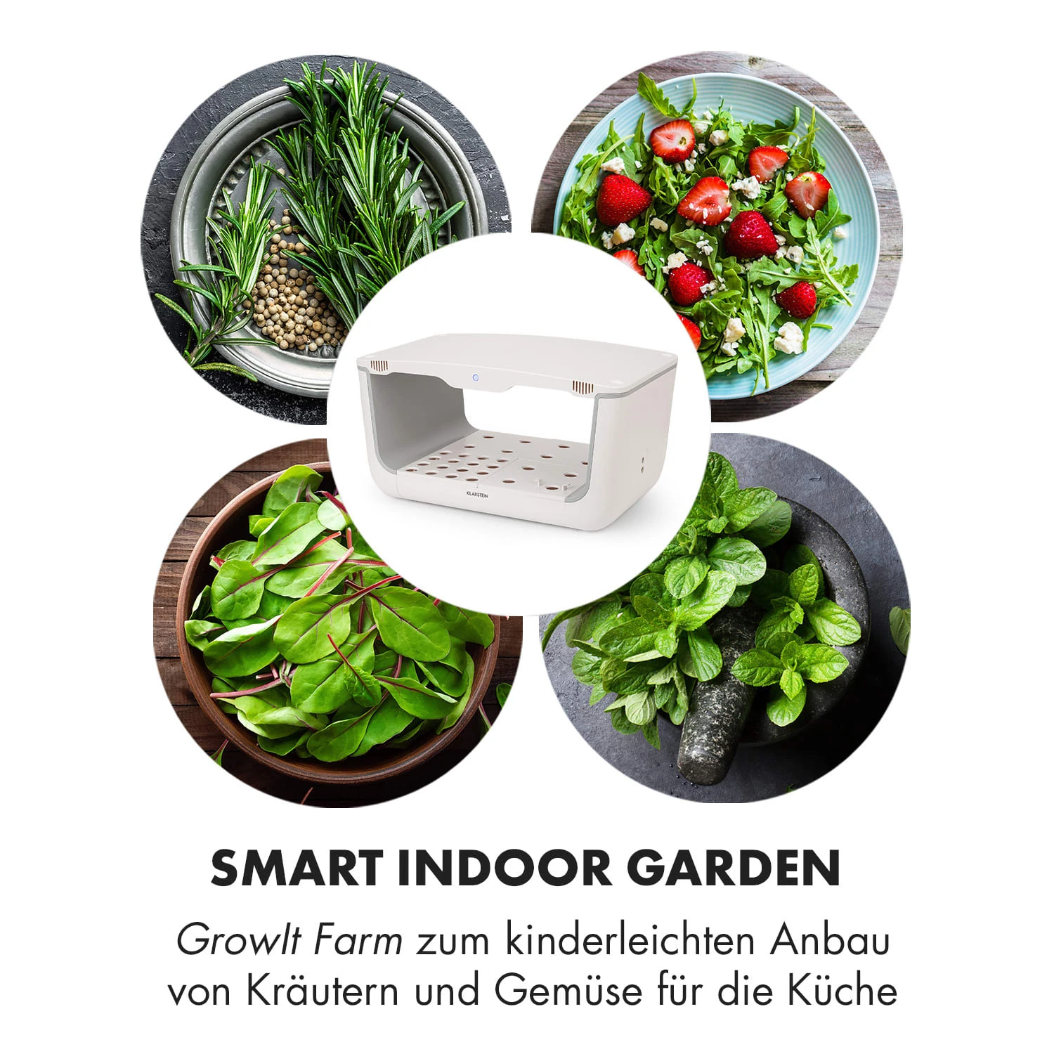 GrowIt Farm Smart Indoor Garden 28 Pflanzen 48W LED 8 Liter 4 GrowIt Farm Smart Indoor Garden 28 Pflanzen 48W LED 8 Liter – Bild 4