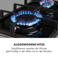 Ignito Domino Gaskochfeld 2-flammig Sabaf-Brenner Glaskeramik Schwarz 11 Ignito Domino Gaskochfeld 2-flammig Sabaf-Brenner Glaskeramik Schwarz -Bestes Haushaltsgeräte Geschäft 10033131 de 0003 logo