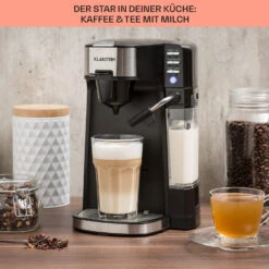 Baristomat 2-in-1-Heißgetränkeautomat Kaffee Tee Milchschaum -Bestes Haushaltsgeräte Geschäft 10033138 de 0004 usp