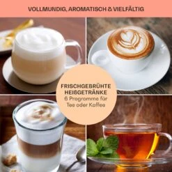 Baristomat 2-in-1-Heißgetränkeautomat Kaffee Tee Milchschaum -Bestes Haushaltsgeräte Geschäft 10033138 de 0007 usp