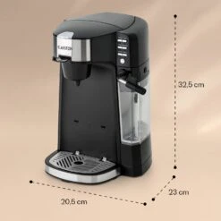 Baristomat 2-in-1-Heißgetränkeautomat Kaffee Tee Milchschaum -Bestes Haushaltsgeräte Geschäft 10033138 yy 0008 dimensions