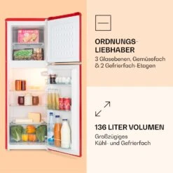 Audrey Kühl- & Gefrierkombination 97l/39l Retro-Look 2 Böden -Bestes Haushaltsgeräte Geschäft 10033193 de 0003 logo