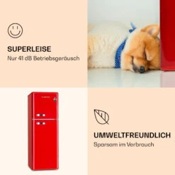 Audrey Kühl- & Gefrierkombination 97l/39l Retro-Look 2 Böden -Bestes Haushaltsgeräte Geschäft 10033193 de 0006 logo