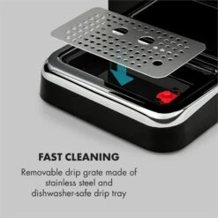 Espressionata Gusto Espressomaschine 1100W 15 Bar Druck Schwarz -Bestes Haushaltsgeräte Geschäft 10033209 yy 0006 logo Klarstein Espressionata Gusto Espressomaschine