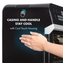 AeroVital Cube Heißluftfritteuse 1600W 12l Timer 16 Programme Schwarz -Bestes Haushaltsgeräte Geschäft 10033248 yy 0007 logo Klarstein AeroVital Cube Heissluftfritteuse schwarz reedit