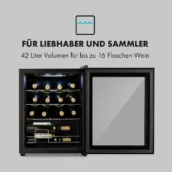 Shiraz 16 Uno Weinkühlschrank 42l Touch-Bedienfeld 131W 5-18°C -Bestes Haushaltsgeräte Geschäft 10033622 de 0004 logo