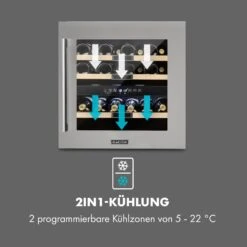 Vinsider 36 Weinkühlschrank 2 Kühlzonen 5-22°C 85l Edelstahl 11 Vinsider 36 Weinkühlschrank 2 Kühlzonen 5-22°C 85l Edelstahl -Bestes Haushaltsgeräte Geschäft 10033682 de 0003 logo