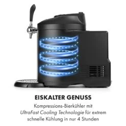 Beerkules Bierzapfanlage 5l Fässer Kompressor 120W Cooling: 4h -Bestes Haushaltsgeräte Geschäft 10033689 de 0003 logo