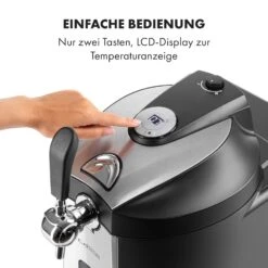 Beerkules Bierzapfanlage 5l Fässer Kompressor 120W Cooling: 4h -Bestes Haushaltsgeräte Geschäft 10033689 de 0007 logo