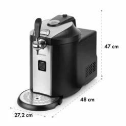 Beerkules Bierzapfanlage 5l Fässer Kompressor 120W Cooling: 4h -Bestes Haushaltsgeräte Geschäft 10033689 yy 0011 logo Klarstein Beerkules Bierzapfanlage schwarz