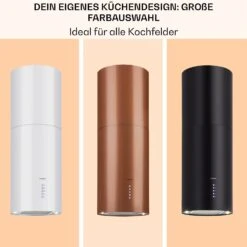 Beretta Inselabzugshaube Ø35cm Ab-/Umluft 650m³/h LED Edelstahl -Bestes Haushaltsgeräte Geschäft 10033717 de 0007 usp