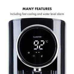 Hot Spring Plus Heißwasserspender 5l Edelstahl-Wassertank 45-95 °C 14 Hot Spring Plus Heißwasserspender 5l Edelstahl-Wassertank 45-95 °C -Bestes Haushaltsgeräte Geschäft 10033753 yy 0007 logo Klarstein Hot Spring Heisswasserspender schwarz