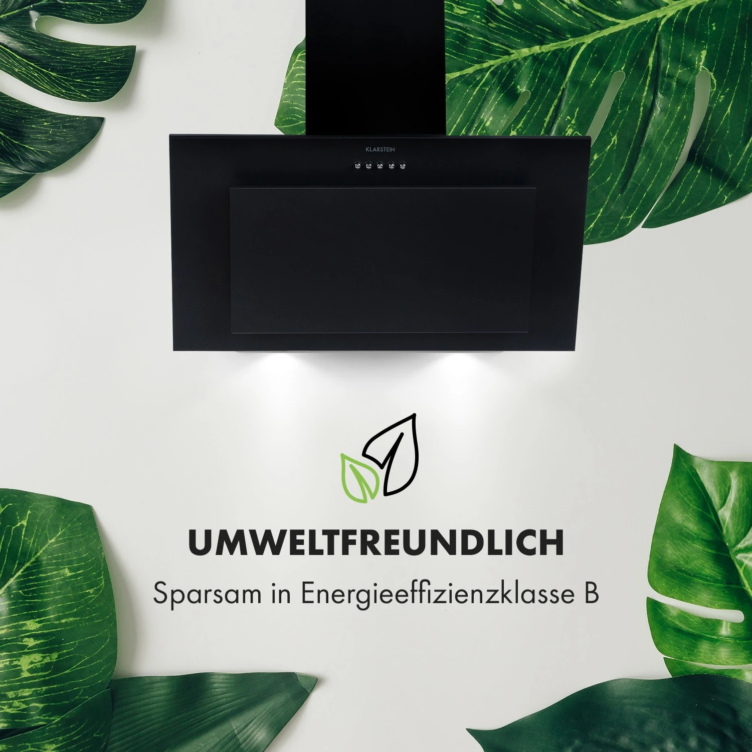 Athena Dunstabzugshaube 60cm Abluft: 350 M³/h LED Schwarz 9 Athena Dunstabzugshaube 60cm Abluft: 350 M³/h LED Schwarz – Bild 9