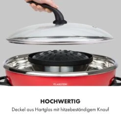 Szechuan Hot Pot Und Grillplatte 5l Vol. 1350 W, 600 W Rot -Bestes Haushaltsgeräte Geschäft 10033779 de 0006 logo