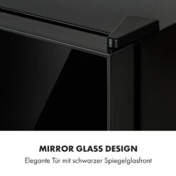 Frosty Mini-Kühlschrank EEC A Spiegelglastür 10 Liter Schwarz -Bestes Haushaltsgeräte Geschäft 10033836 de 0003 logo