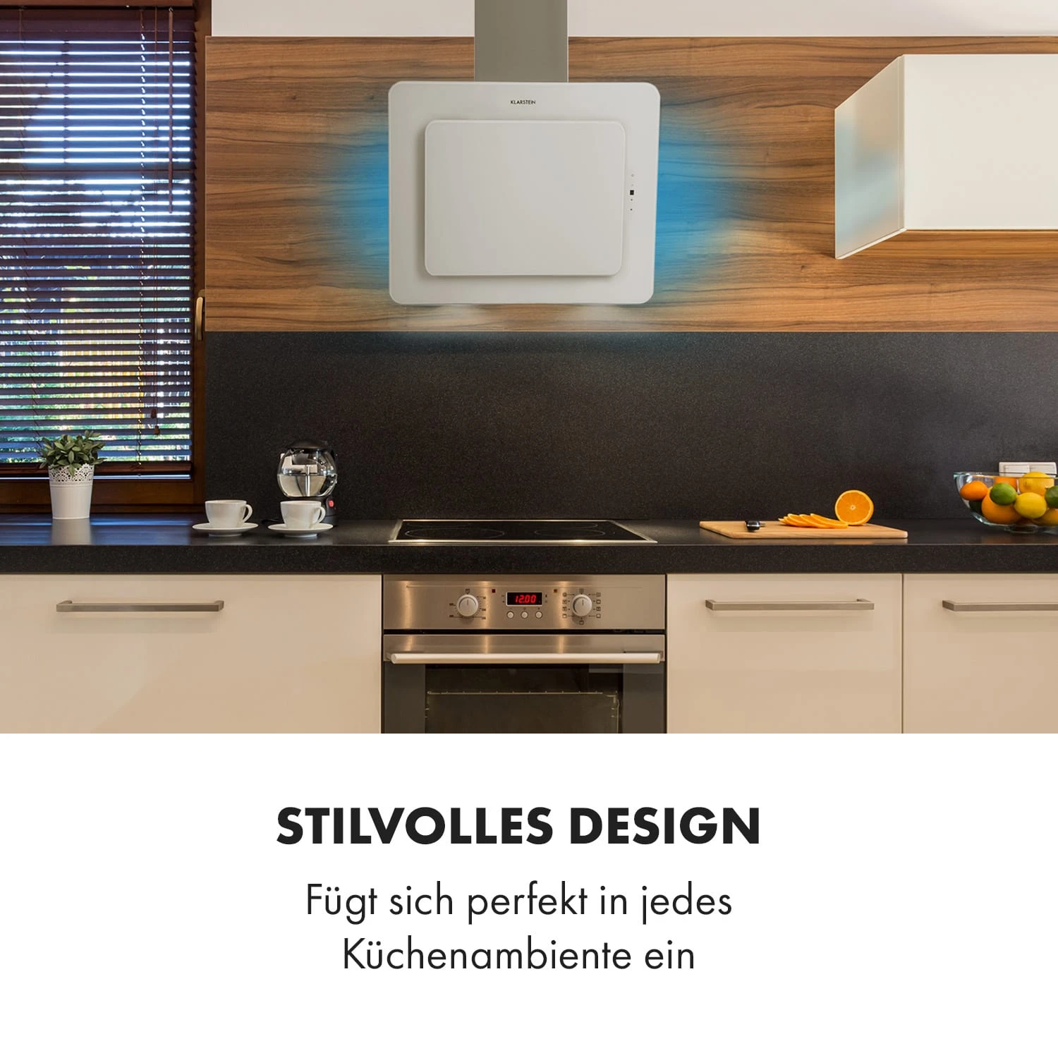 Helena 60 Dunstabzugshaube 595 M³/h LED-Display Weiß 2 Helena 60 Dunstabzugshaube 595 M³/h LED-Display Weiß – Bild 2