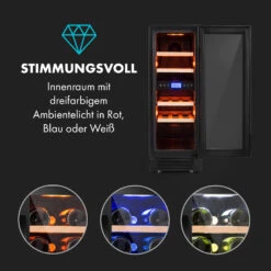 Vinovilla 17 Built-In Duo Weinkühlschrank 53l 17 Fl. 2 Zonen Glastür -Bestes Haushaltsgeräte Geschäft 10034154 de 0003 logo