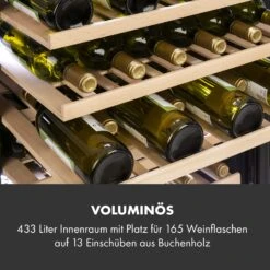 Vinovilla Grande 165 Built-in Uno Onyx Weinkühlschrank 433 Ltr 165 Fl. -Bestes Haushaltsgeräte Geschäft 10034156 de 0005 logo