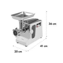 Kraftprotz Elektrischer Fleischwolf 700 W Kupfermotor Edelstahl -Bestes Haushaltsgeräte Geschäft 10034215 yy 0008 logo Klarstein Kraftprotz elektrischer Fleischwolf weiss
