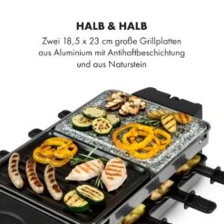 Sirloin Raclette 1500W Aluminium / Stein 8 Personen Kontroll-LED -Bestes Haushaltsgeräte Geschäft 10034275 de 0004 logo