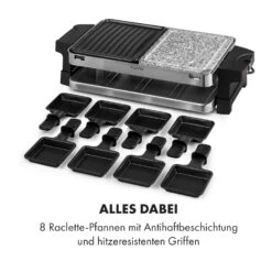 Sirloin Raclette 1500W Aluminium / Stein 8 Personen Kontroll-LED -Bestes Haushaltsgeräte Geschäft 10034275 de 0006 logo