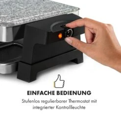 Sirloin Raclette 1500W Aluminium / Stein 8 Personen Kontroll-LED -Bestes Haushaltsgeräte Geschäft 10034275 de 0007 logo