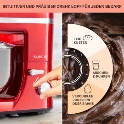 Bella Elegance Küchenmaschine 2000 W 2,7 PS 5,2 Ltr Edelstahl BPA-frei -Bestes Haushaltsgeräte Geschäft 10034364 de 0004 usp