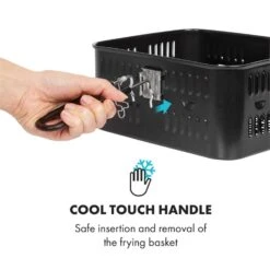 AeroVital Cube Chef Heißluftfritteuse Frittierkorb Zubehör Edelstahl -Bestes Haushaltsgeräte Geschäft 10034407 yy 0005 logo Klarstein AeroVital Cube Chef Frittierkorb