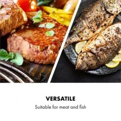 AeroVital Cube Chef Heißluftfritteuse Steak-Käfig Zubehör Edelstahl -Bestes Haushaltsgeräte Geschäft 10034408 yy 0003 logo Klarstein AeroVital Cube Chef Steak Kaefig