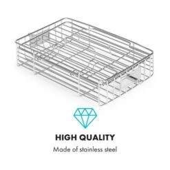 AeroVital Cube Chef Heißluftfritteuse Steak-Käfig Zubehör Edelstahl -Bestes Haushaltsgeräte Geschäft 10034408 yy 0004 logo Klarstein AeroVital Cube Chef Steak Kaefig